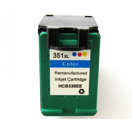 351XL Cartuccia Rigenerata Inkjet Colori Per Deskjet D4260, D4263, D4268, Officejet J5730,J5780. Compatibile Con Cb338ee. Codice
