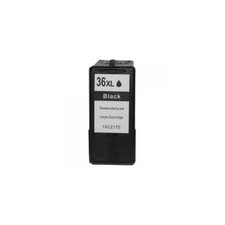 36 - Cartuccia inkjet Nero rigenerata per Lexmark Serie X 3650, X 4650, Jetprinter Z 2420, Serie X 4630, X 5650.