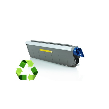 41963605 - Toner rigenerato Giallo per Oki C 9200, 9400, 9200N, 9300N, 9200DN. Stampa fino a 15.000 pagine al 5% di copertura.