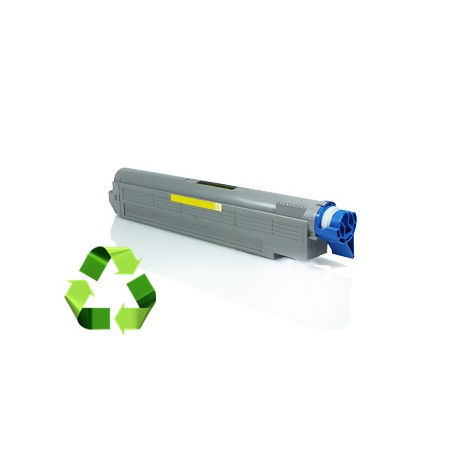 42918913 - Toner rigenerato Giallo per Oki C 9600DN, 9800GA, 9600HDN, 9800HDN, 9600HDTN. Stampa fino a 15.000 pagine al 5% di co