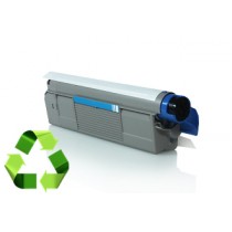 43324423 - Toner rigenerato Ciano per Oki C 5800N, 5900N, 5800DN, 5900DN, 5900DTN. Stampa fino a 10.000 pagine al 5% di copertur