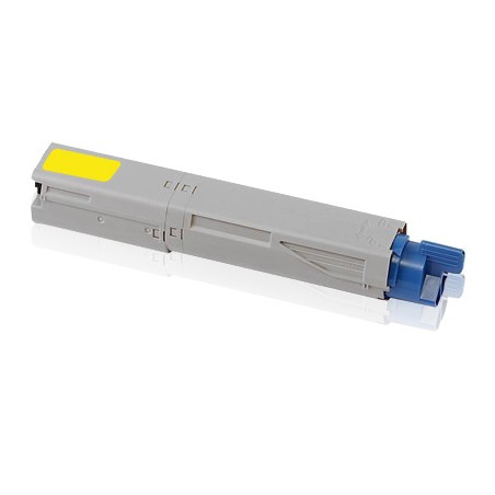 43459337 - Toner Rig. Giallo Con Chip Per Oki C 3300n, 3400n, 3450n, 3600.Stampa Fino A 2.000 Pagine Al 5% Di Copertura.