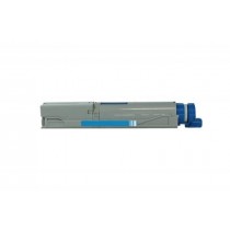 43459371 - Toner rigenerato Ciano per Oki Multifunzione C3520 MFP, C3530 MFP, MC 350, MC 360. Stampa fino a 2.500 pagine al 5% d