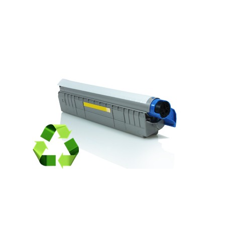 43487709 - Toner rigenerato Giallo per Oki C 8600N, 8800N, 8600 DN, 8800 DN, 8600 CDTN. Stampa fino a 6.000 pagine al 5% di cope