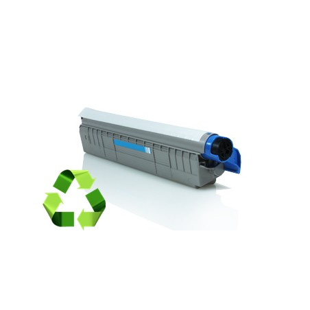 43487711 - Toner rigenerato Ciano per Oki C 8600N, 8800N, 8600 DN, 8800 DN, 8600 CDTN. Stampa fino a 6.000 pagine al 5% di coper