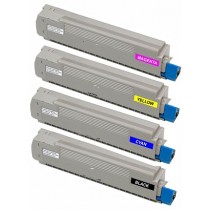 44059229 - Toner rigenerato nero per Oki ES8460, ES8460cdtn, ES8460cdxn