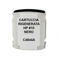 10 Cartuccia Inkjet Monouso Rigenerata Nero Per Business Inkjet 1000, 1100, 2200, 2230,2250. Compatibile Con C4844ae. Codice Car