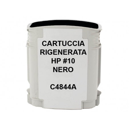 10 Cartuccia Inkjet Monouso Rigenerata Nero Per Business Inkjet 1000, 1100, 2200, 2230,2250. Compatibile Con C4844ae. Codice Car