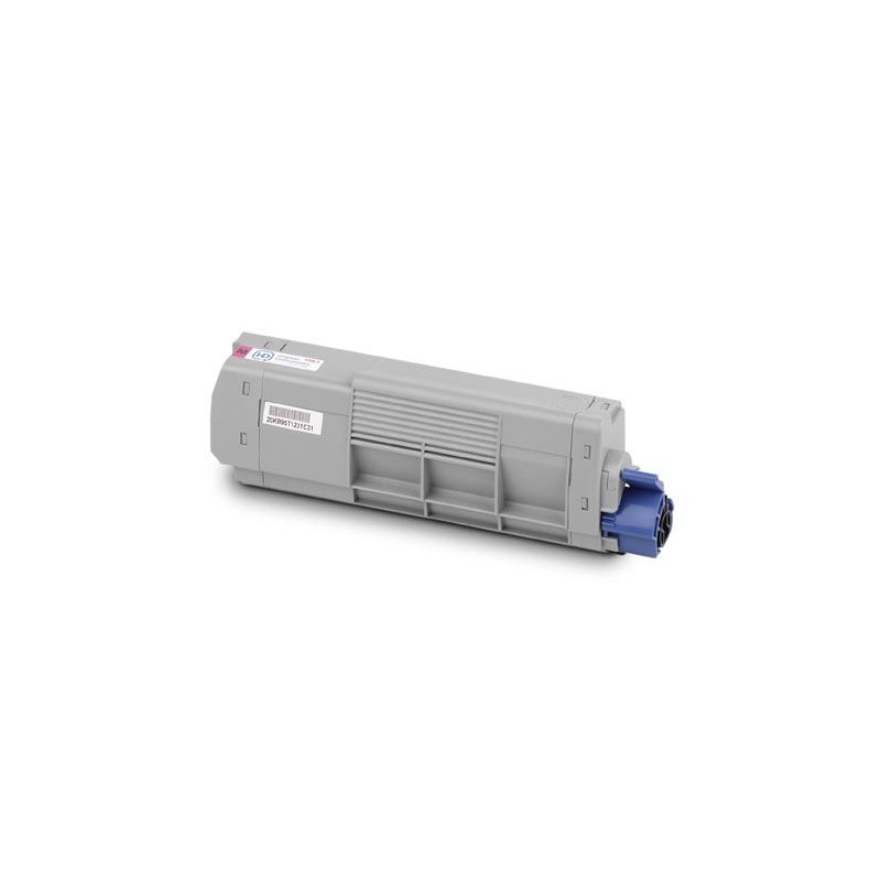 44315306 - Toner rigenerato Magenta per Oki C610 N, C610 DN, C610 DTN. Stampa fino a 6.000 pagine al 5% di copertura.