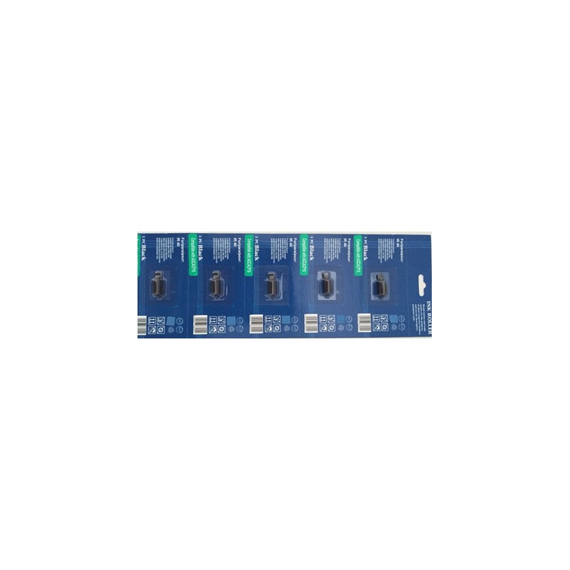 5 tamponi neri universali compatibili per CP-16 / IR40 / 4195A001 5 tamponi neri universali compatibili per CP-16 / IR40 / 4195A001