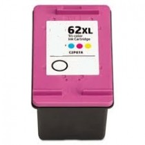 62XL Cartuccia rigenerata inkjet colore per HP Envy 5643 AIO, 5660,5661. Compatibile con C2P07AE Codice cartuccia: 62XL.
