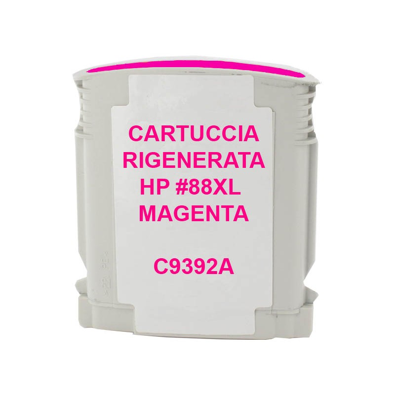 88XL Cartuccia inkjet monouso rigenerata Magenta per HP Officejet PRO K550, PRO K5400, PRO L7400, PRO L7580, PRO L7680. Compatib