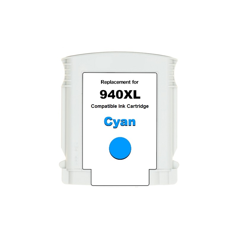 940XL Cartuccia inkjet rigenerata Ciano con Chip, per HP Officejet PRO 8000, PRO 8000 W, PRO 8500, PRO 8500 W. Compatibile con C 940XL Cartuccia inkjet rigenerata Ciano con Chip, per HP Officejet PRO 8000, PRO 8000 W, PRO 8500, PRO 8500 W. Compatibile con C