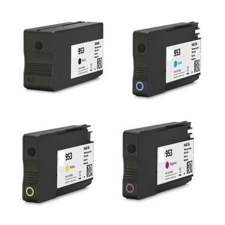 953XL - Cartuccia inkjet rigenerata Ciano per HP Officejet Pro 8210, 8218, 8710, 8720, 8730, 7740. Codice Cartuccia 953XL. F6U16