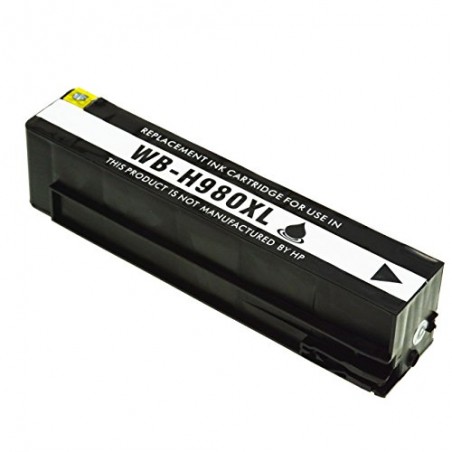 980XL - D8J10A Cartuccia inkjet Nero rigenerato, per HP Officejet Enterprise X555DN, X555XH, X585F, X585Z.